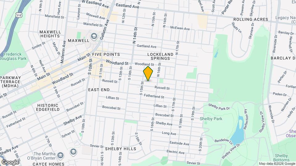1509 Russell St, Unit A Mapa y Detalles de la Ubicación