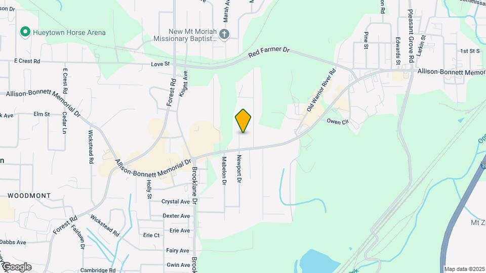 206 Newport Dr Map and Location Details