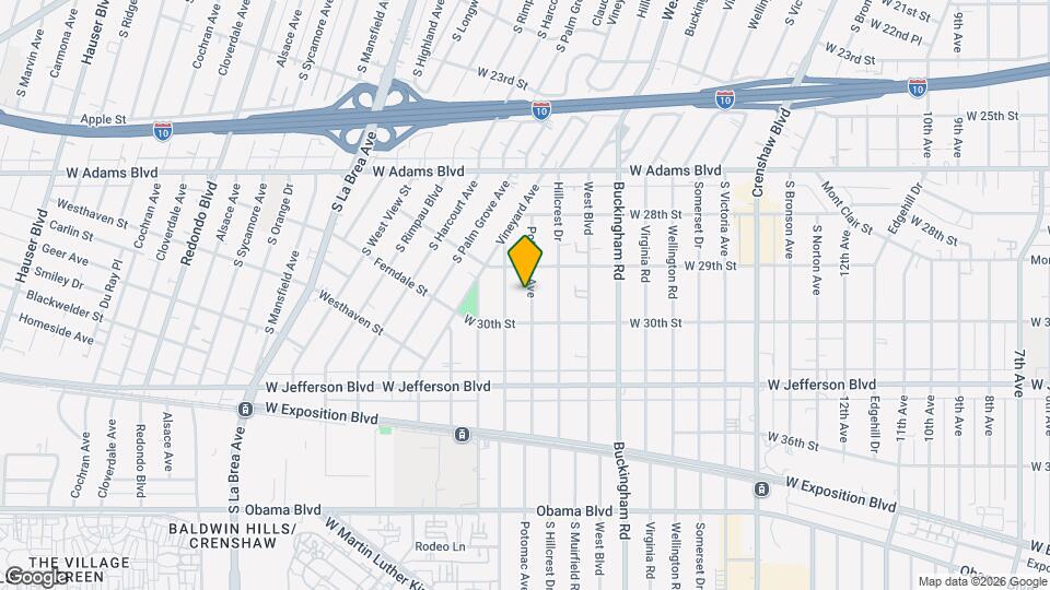 2931 Potomac Ave Map and Location Details