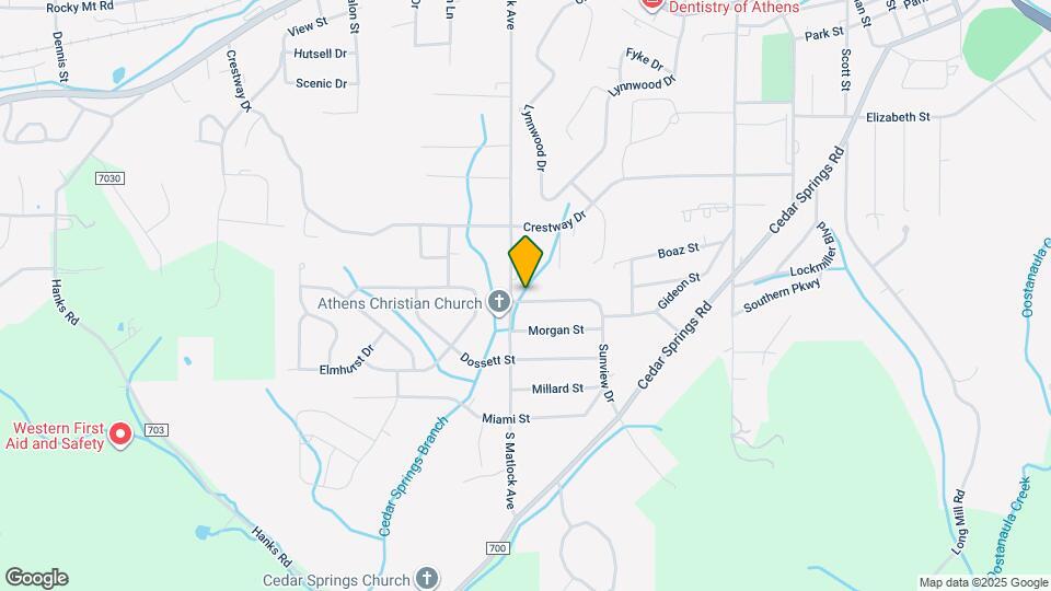 638 Sunview Dr Map and Location Details