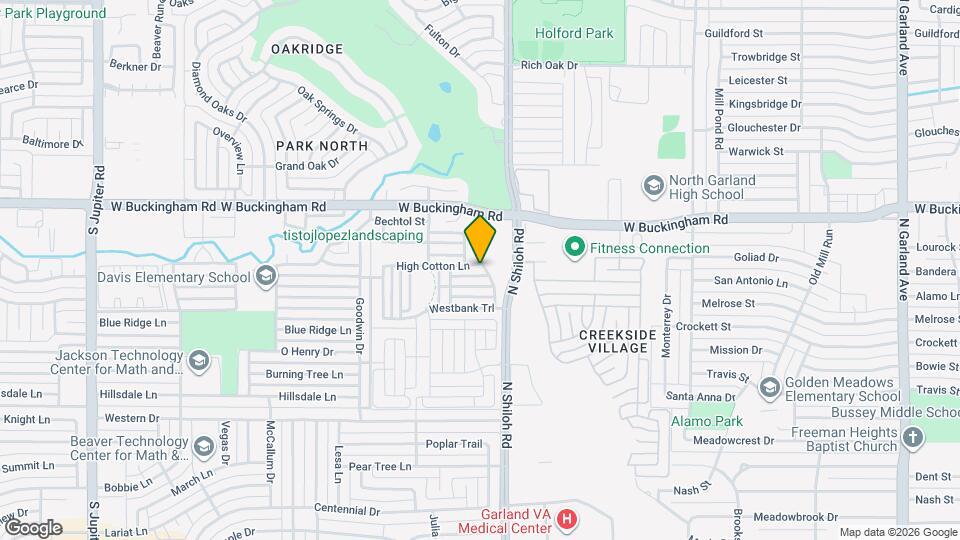 2506 High Cotton Ln Map and Location Details