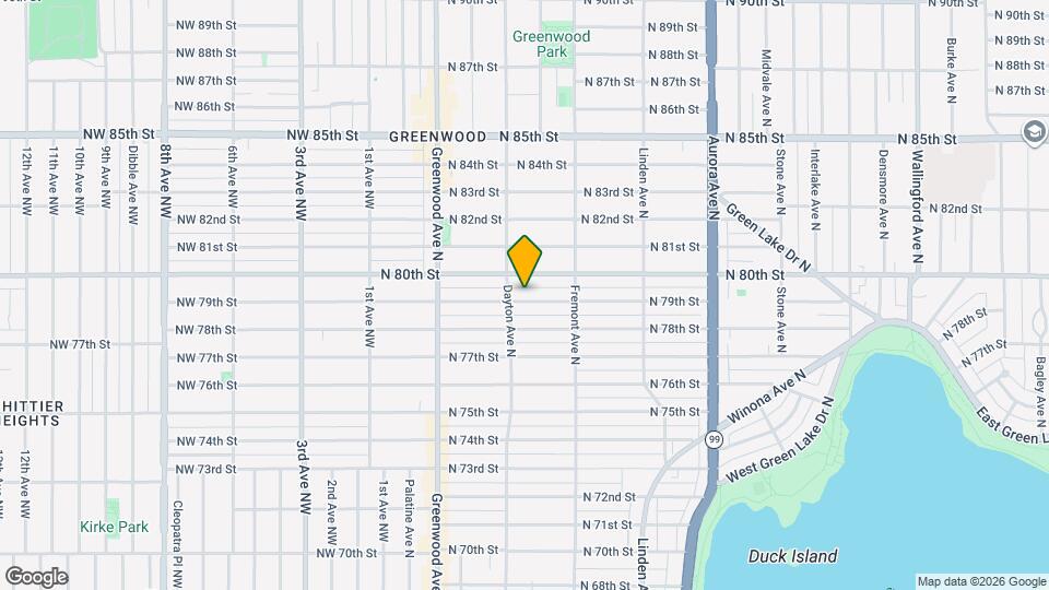 512 N 79th St, Unit B Map and Location Details