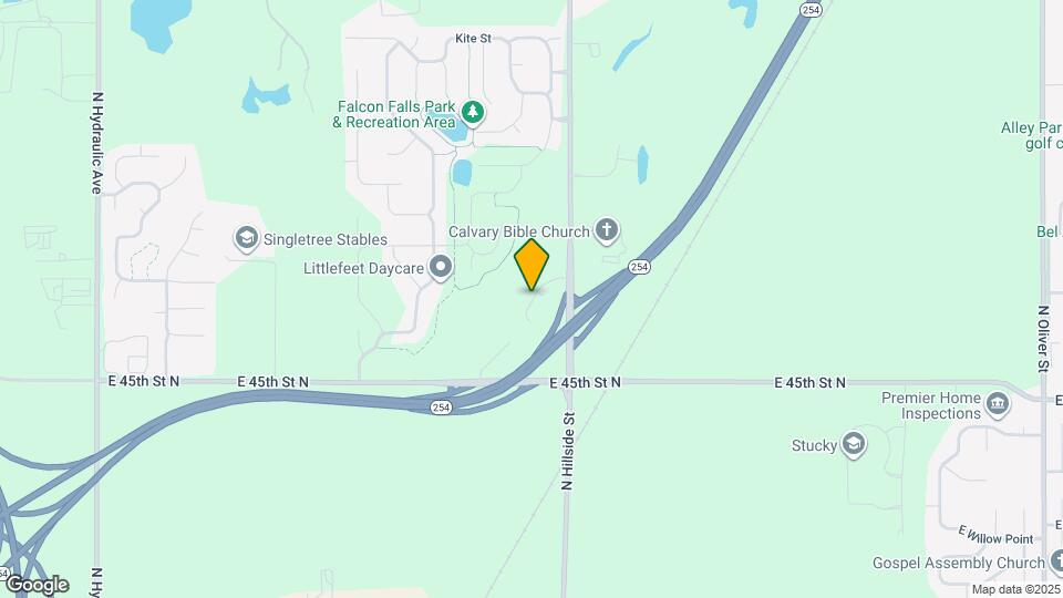 4833 N Hillside Ct Map and Location Details