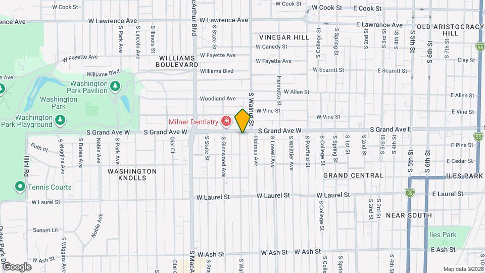 1304 S Walnut St Map and Location Details