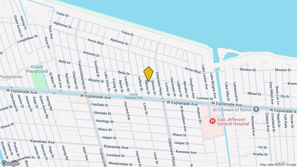4513 Tabony St Map and Location Details