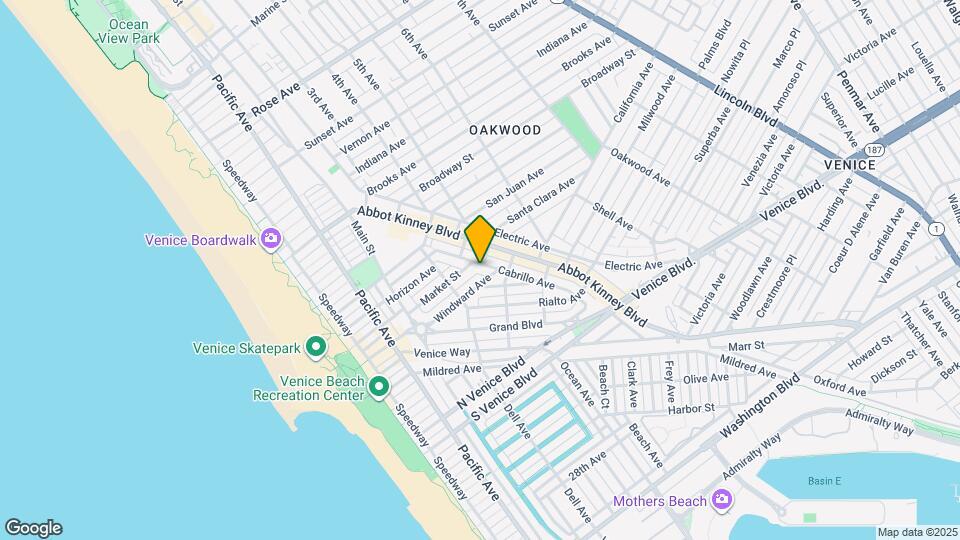 1306 Cabrillo Ave Map and Location Details