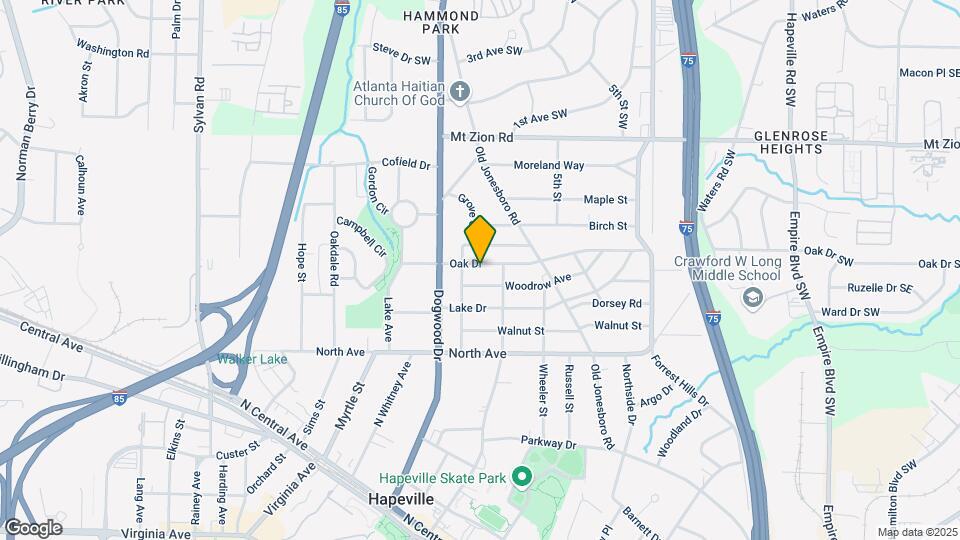 554 Oak Dr Map and Location Details