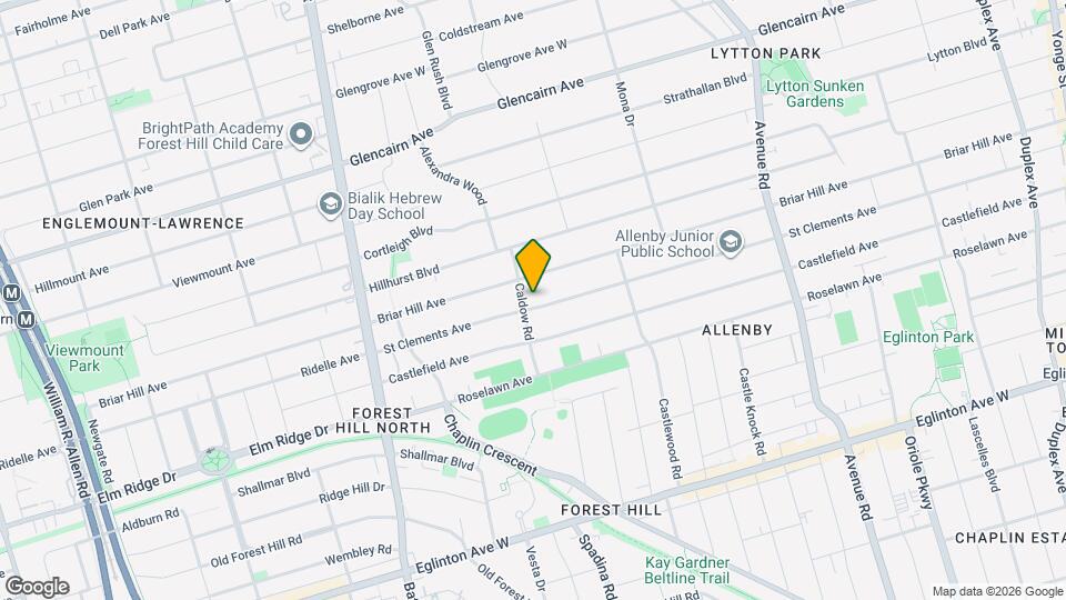 546 St Clements Ave Map and Location Details