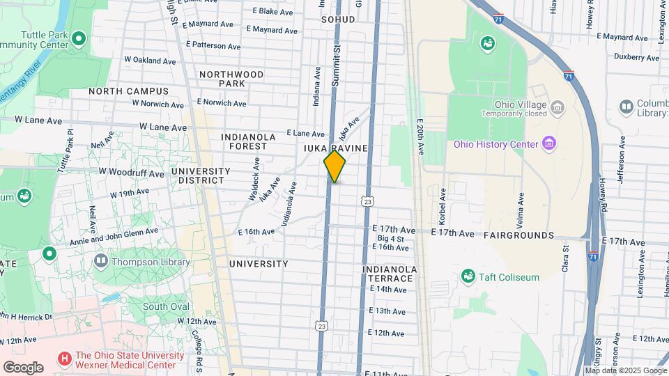295-301 E 19th Ave Mapa y Detalles de la Ubicación