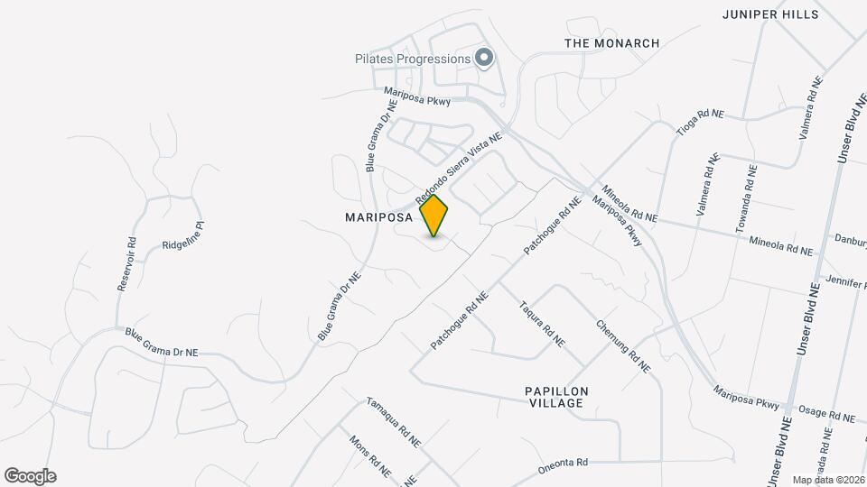 2632 Vista Manzano Loop NE Map and Location Details