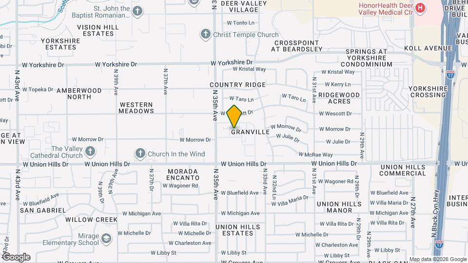 3411 W Morrow Dr Map and Location Details