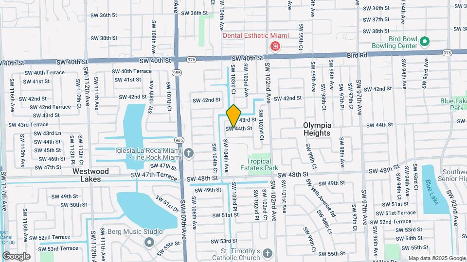 10350 SW 44th St Map and Location Details