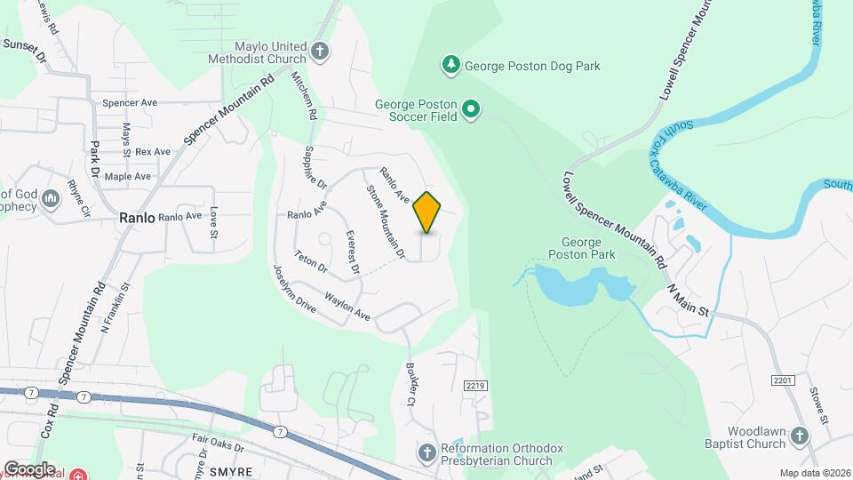 1016 Kings Mountain Ln Map and Location Details