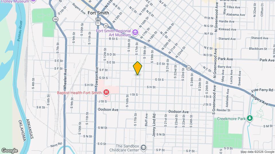 719 S 17th St Map and Location Details