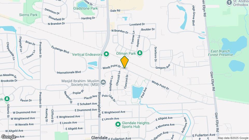 1812 Whirlaway Ct Map and Location Details