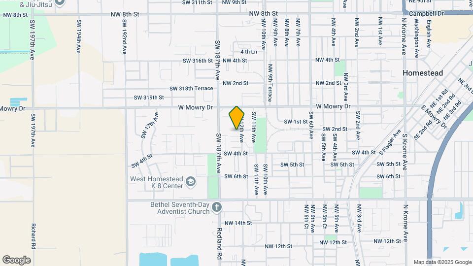 1254 SW 2nd St Mapa y Detalles de la Ubicación