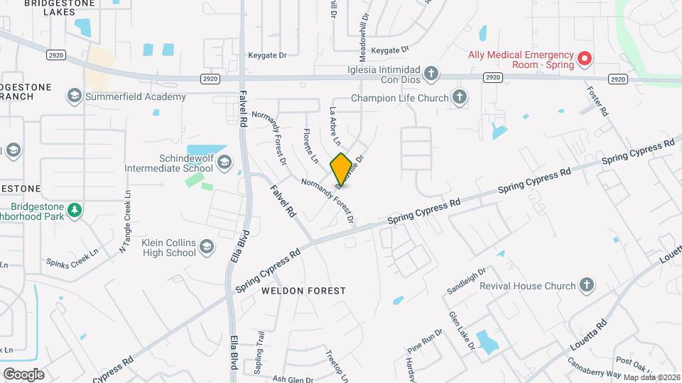 20810 Deauville Dr Map and Location Details