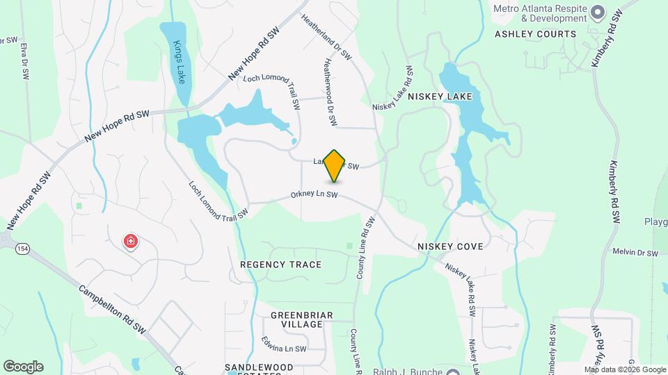 4595 Orkney Ln SW Map and Location Details