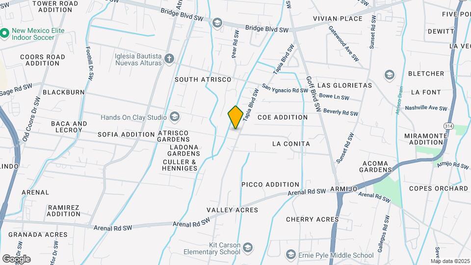 1327 Tapia Blvd SW Map and Location Details