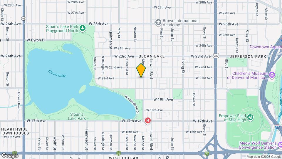 2055 Meade St Map and Location Details