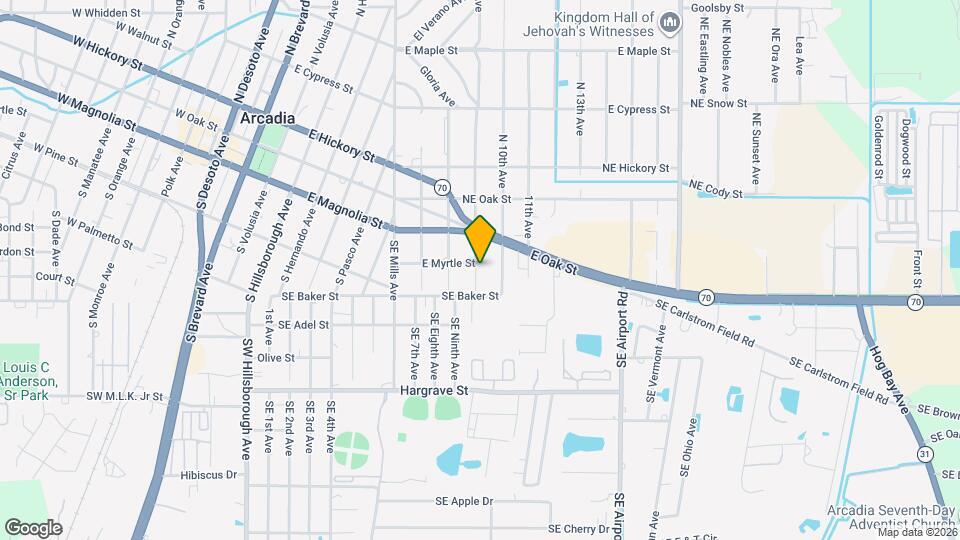 205 S Rogers Ave Map and Location Details