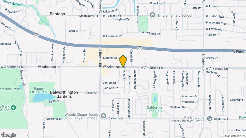 2302 Indigo Ln Map and Location Details