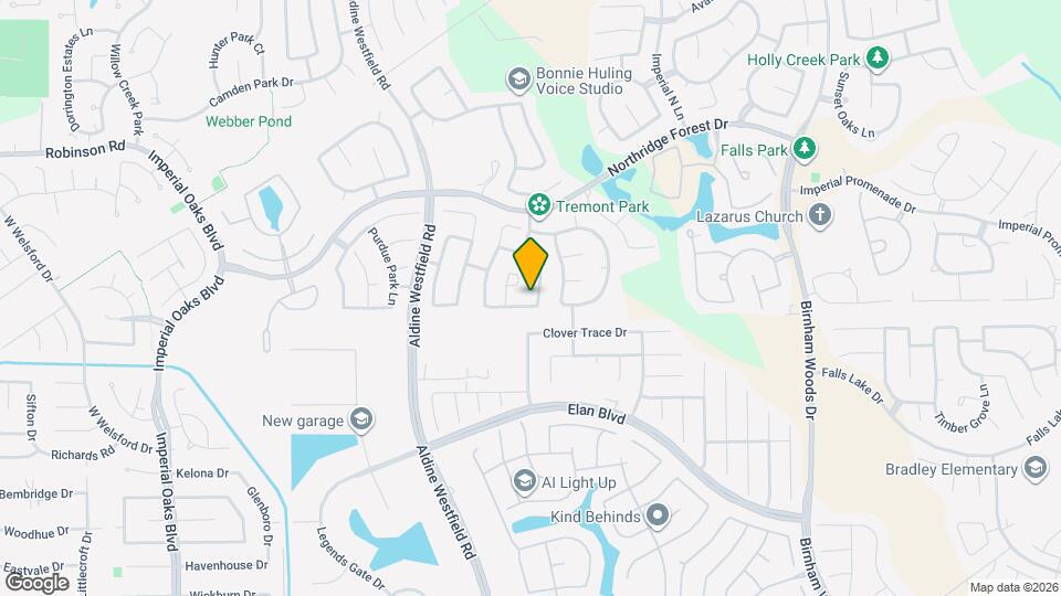 3122 Crescent Oaks Park Ln Map and Location Details