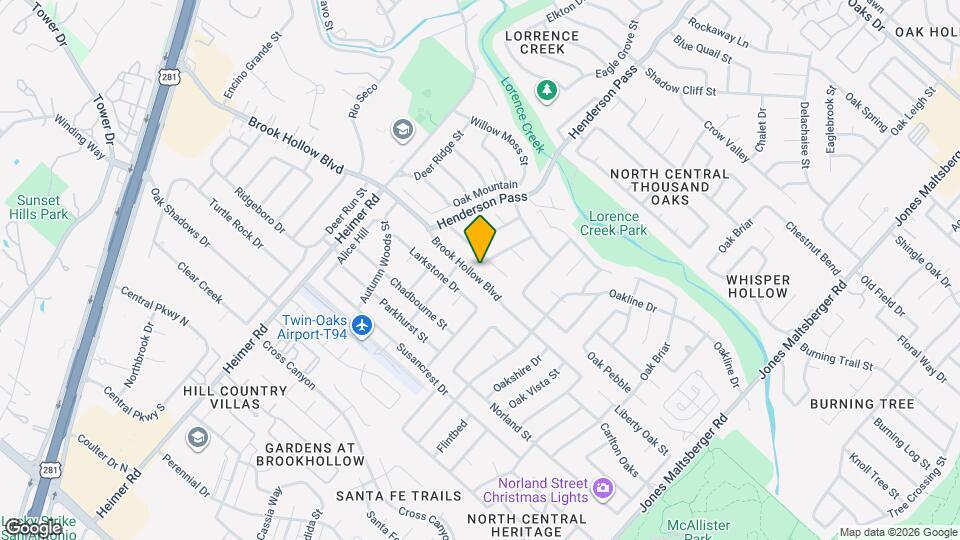 13855 Brook Hollow Blvd Map and Location Details