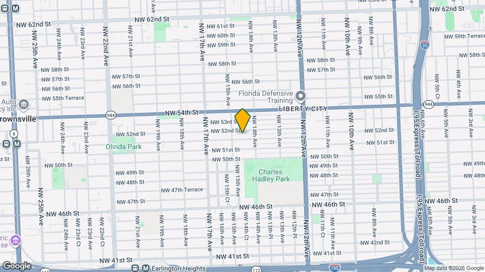 1451 NW 51st Terrace Map and Location Details