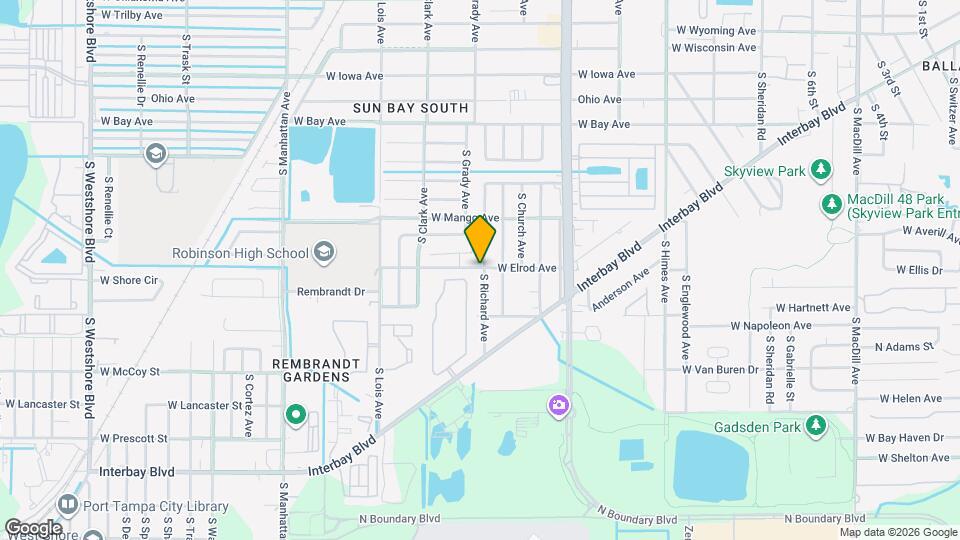 6401 S Richard Ave Map and Location Details