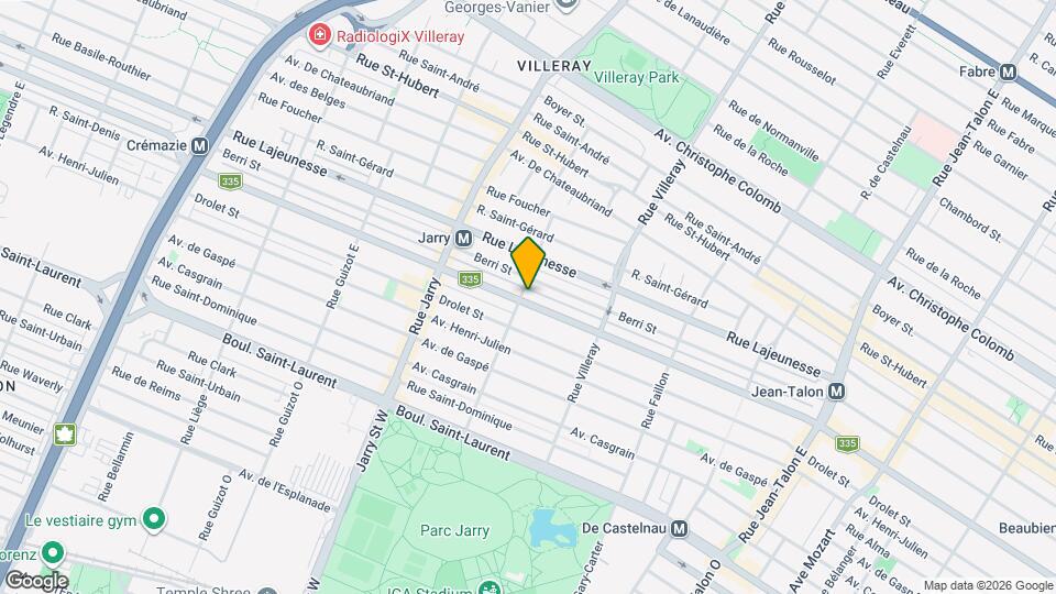 7891 Saint-Denis Rue Map and Location Details