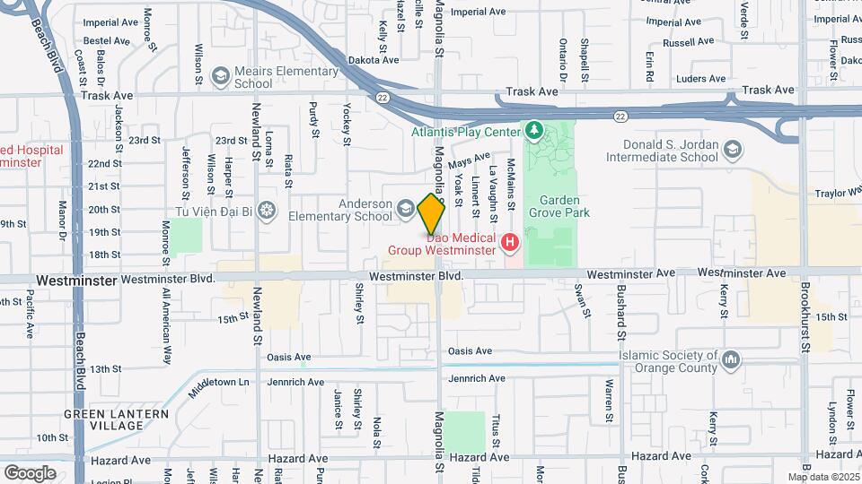 13905 Magnolia St Map and Location Details