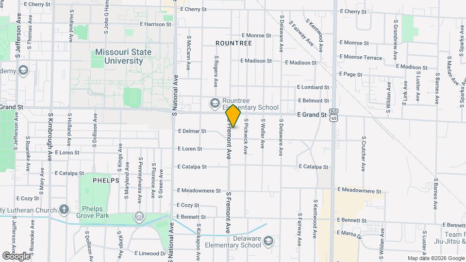 1038 S Fremont Ave Map and Location Details