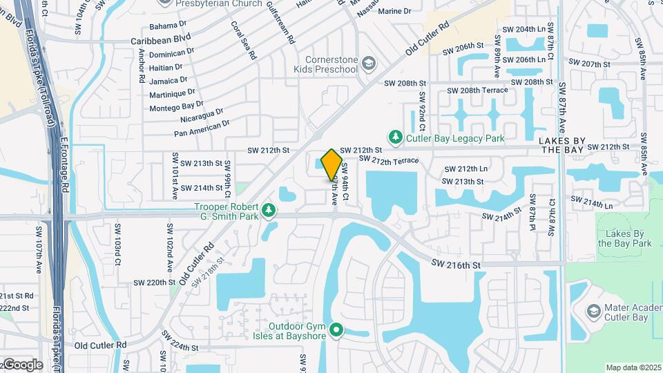 9705 SW 214th Terrace Map and Location Details