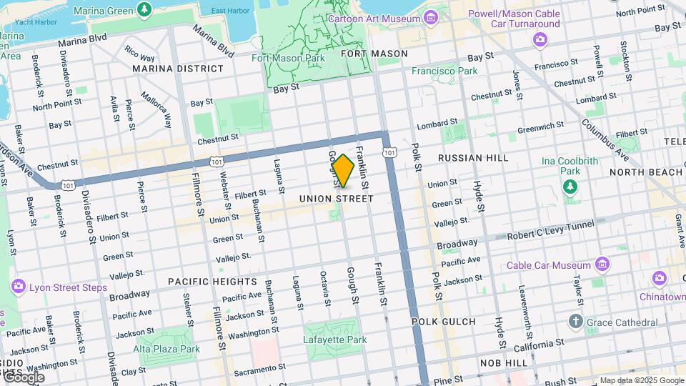 2728 Gough St Map and Location Details