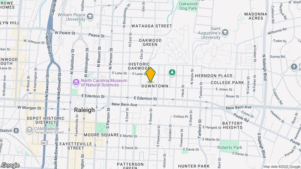 202 Linden Ave, Unit 202 Map and Location Details