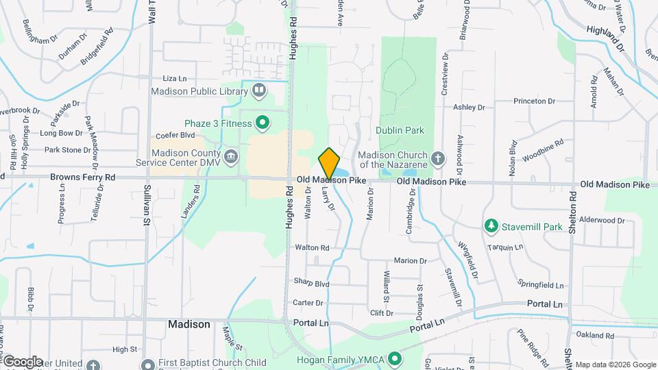 712 Larry Dr Map and Location Details