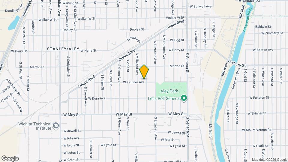 1757 S Fern St Map and Location Details