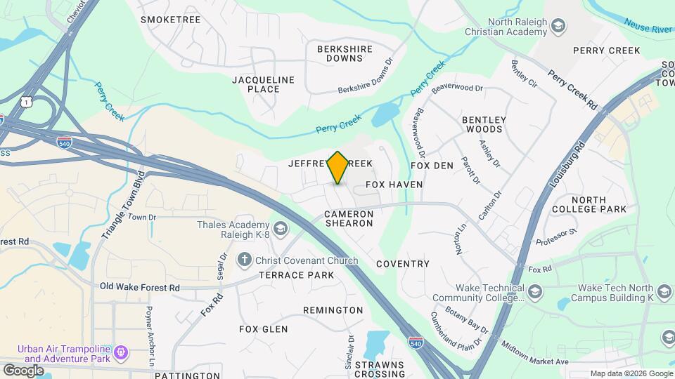 6918 Jeffreys Creek Ln Map and Location Details