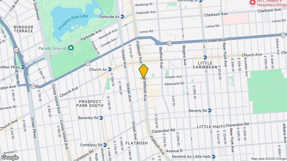 950 Flatbush Ave Map and Location Details