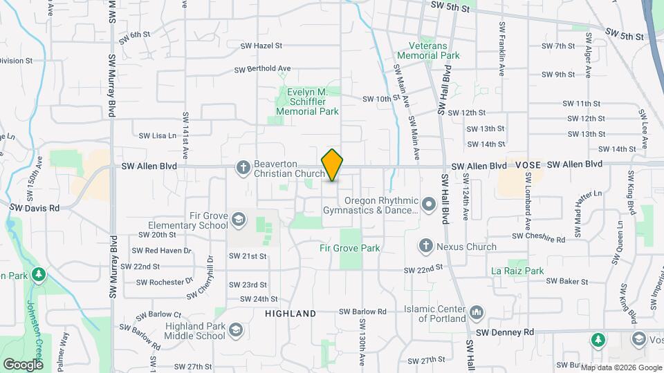 6125 SW Erickson Ave, Unit 22865 Map and Location Details