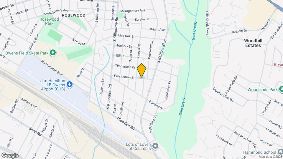 3908 Persimmon St Map and Location Details