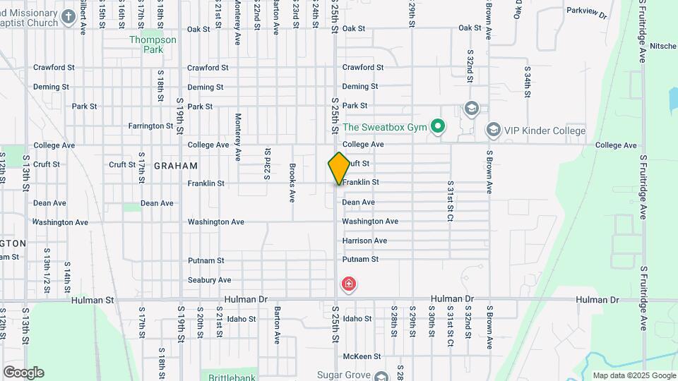 1310 S 25th St Map and Location Details