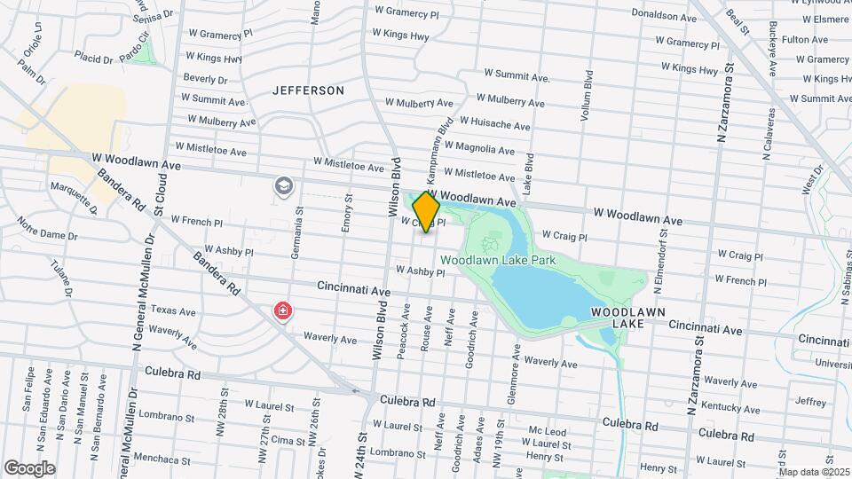 2611 W French Pl Map and Location Details