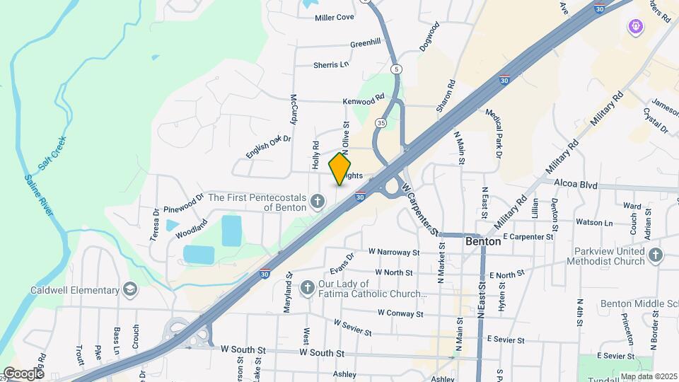 809 Palmer Ave Map and Location Details