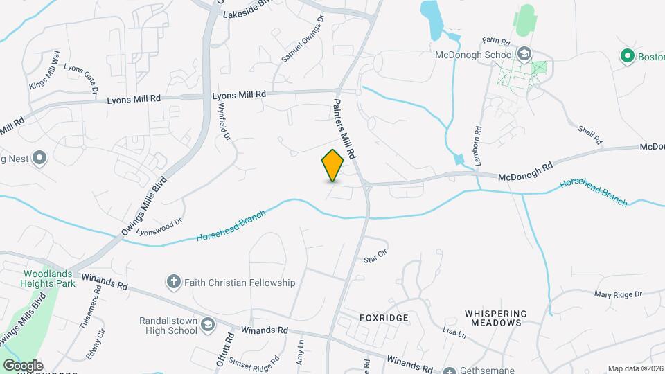 9134 Marlove Oaks Lane Map and Location Details