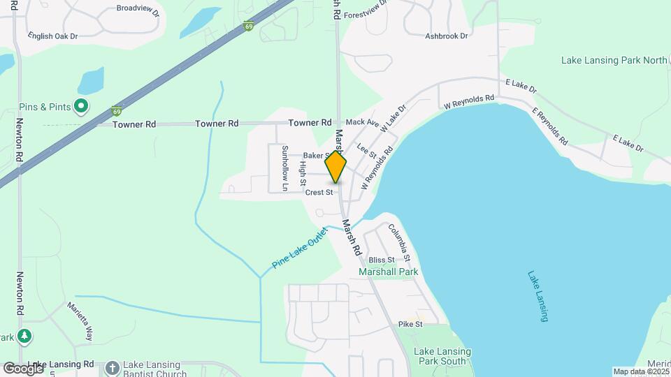 6289 Marsh Rd Mapa y Detalles de la Ubicación