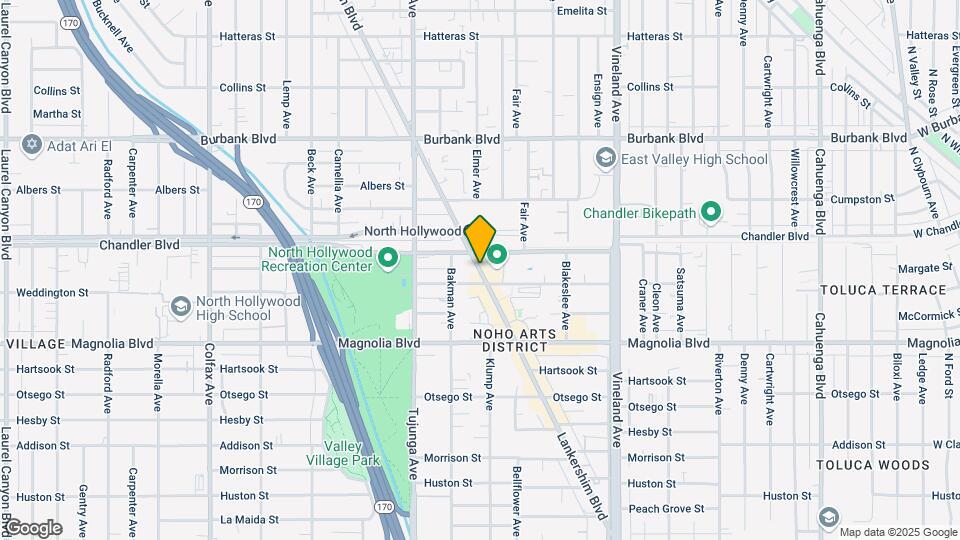5303 Lankershim Blvd Map and Location Details