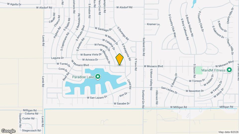 10019 W Monaco Blvd Map and Location Details