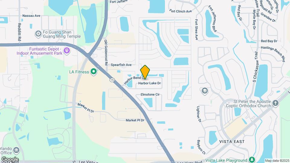 7651 Harbor Lake Dr Map and Location Details